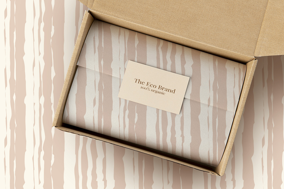 Abstract Beige Stripes, a Pattern Graphic by MalyskaStudio (Photo 4 of 6)