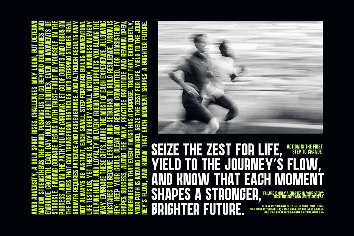 QUICKDUDE | Condensed Typeface, a Sans Serif Font by NazmulsDesign (Photo 2 of 6)