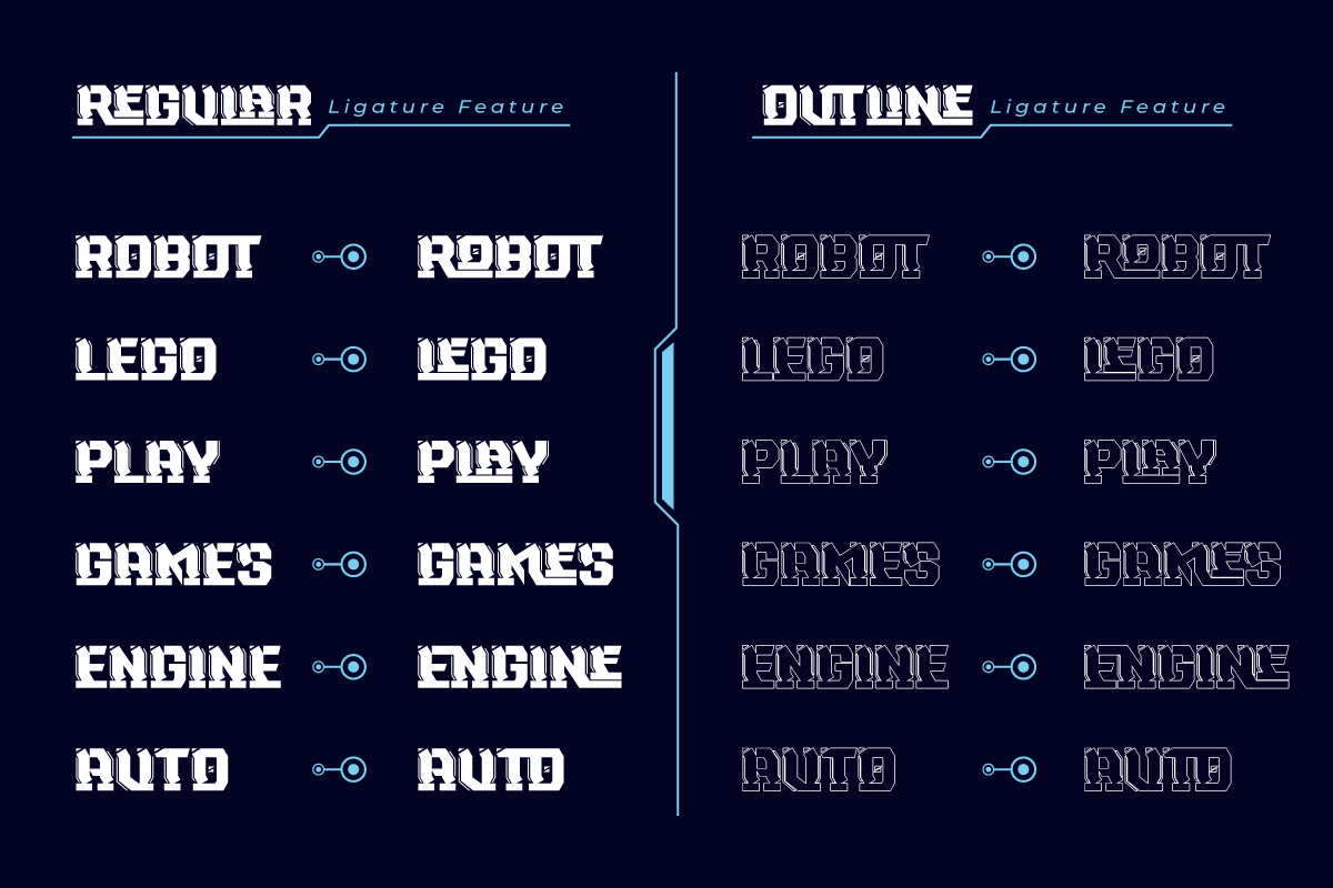 NAXMOS | Futuristic Font, a Font by twinstd (Photo 4 of 12)