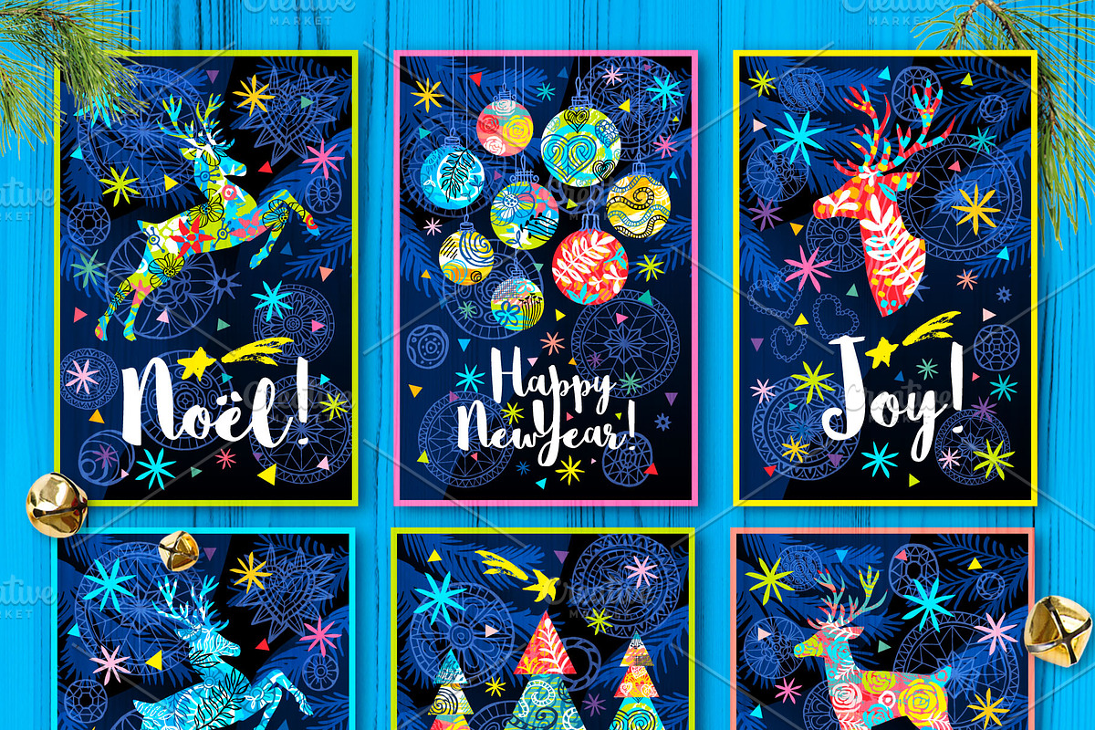 Christmas Night Magical Forest Set, an Object Graphic by Iraida_Bearlala (Photo 3 of 11)