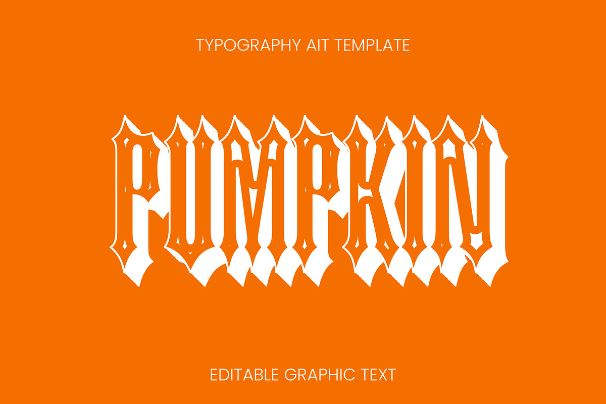 Gothic Ornamental 3D Text Effect