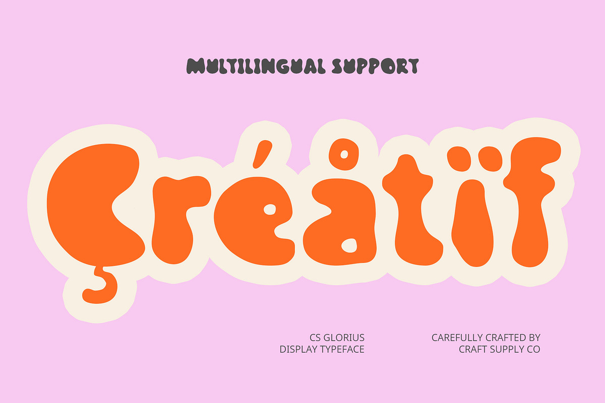 CS Glorius – Etchy Font, a Sans Serif Font by Craft Supply Co. (Photo 4 of 8)