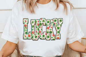 St Patrick's Day Png Brushstroke Luc, an Illustration by designcity5