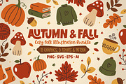 Autumn and Fall Illustration Bundle, an Object Graphic by ashek (Thumbnail 1 of 8)