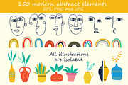 150+ Abstract graphic illustrations, a Decorative Illustration by Virinaflora (Thumbnail 4 of 15)