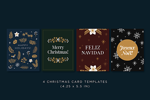 Elegant Christmas Graphic Set