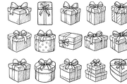 Gift Box Collection, an Object Graphic by nikagraphic (Thumbnail 3 of 3)