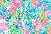 Tropical Leaves Pattern, a Pattern Graphic by Paper & Pattern Studio (Thumbnail 5 of 8)