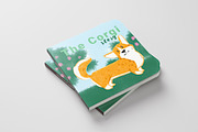 Handdrawn Corgi ClipArt set, an Animal Illustration by Ja Polina ArtShop (Thumbnail 3 of 5)
