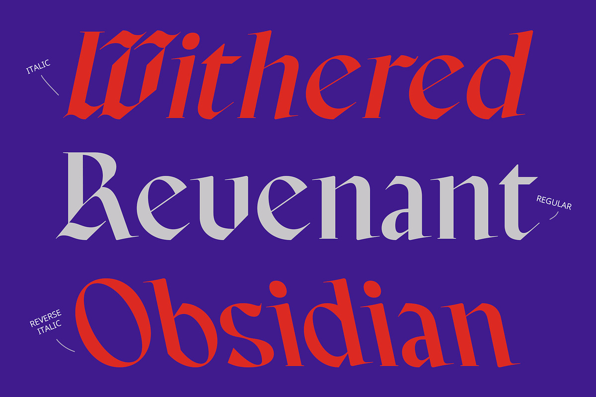 CS Ariston – Blackletter Font, a Blackletter Font by Craft Supply Co. (Photo 3 of 8)