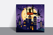 Halloween horror night banner set, a Poster Template by hkmonir (Thumbnail 2 of 4)