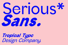 Serious Sans - Modern Typeface