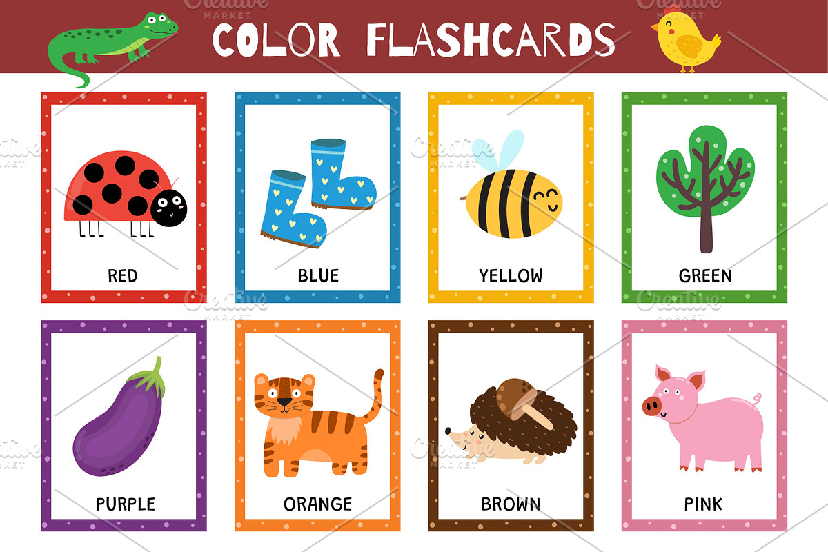 Flashcards for Kids Bundle: 570 in 1, an Education Illustration by Gulnara Sabirova (Photo 41 of 48)