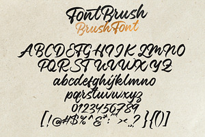 Font Brush - Brush Font