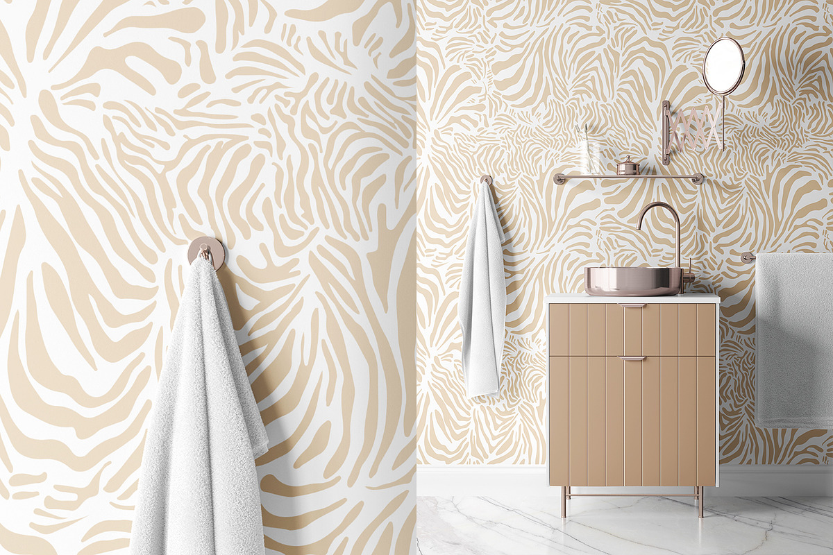 Creamy Zebra, a Wallpaper Graphic by MalyskaStudio (Photo 12 of 12)