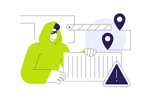 Smuggling abstract concept vector, a Finance Illustration by Visual Generation