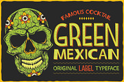 Green Mexican Typeface, a Symbol Font by VozzyStock (Thumbnail 1 of 6)