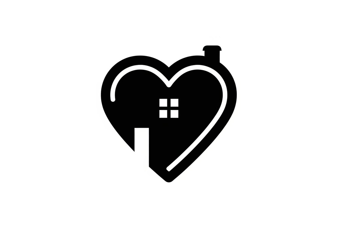 50 Home Love Heart House Icon Set Bu, an Illustration by Gaye Art (Photo 43 of 51)