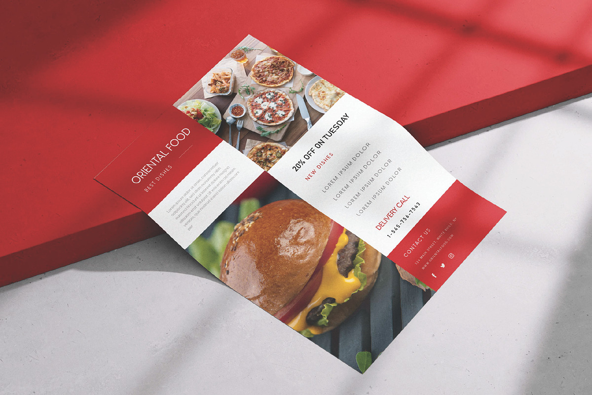Better fast food flyer template, a Flyer Template by Workhu (Photo 2 of 4)