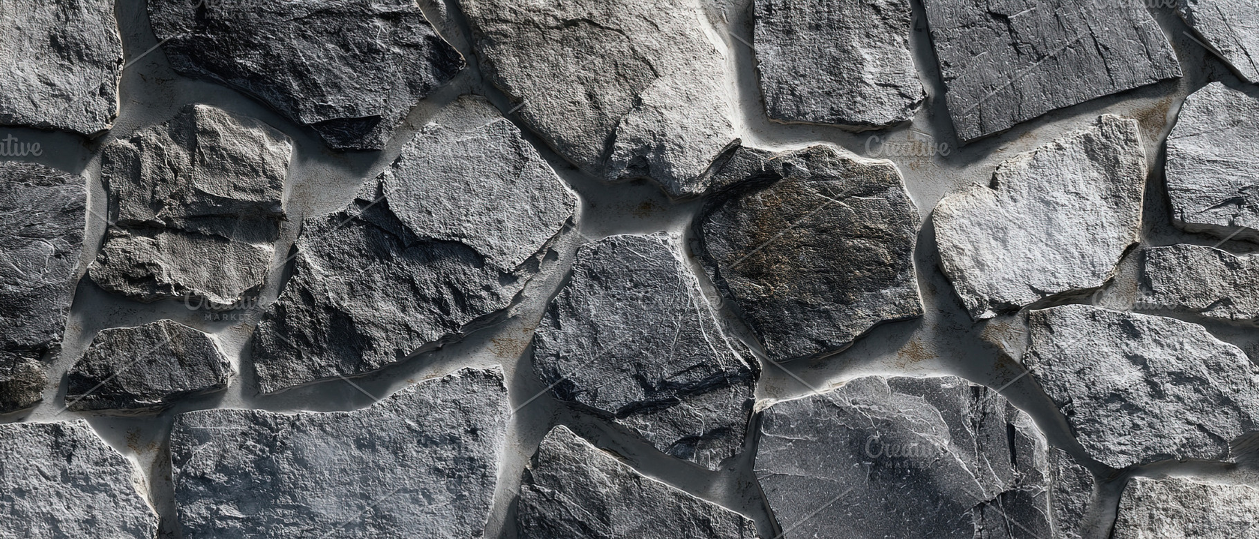 Close-up of irregular dark gray stone wall, rough surface patter, an Animal Photo by Ales Munt