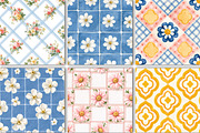 Retro Seamless Pattern Bundle, a Pattern Graphic by Black Bird Studio (Thumbnail 5 of 6)