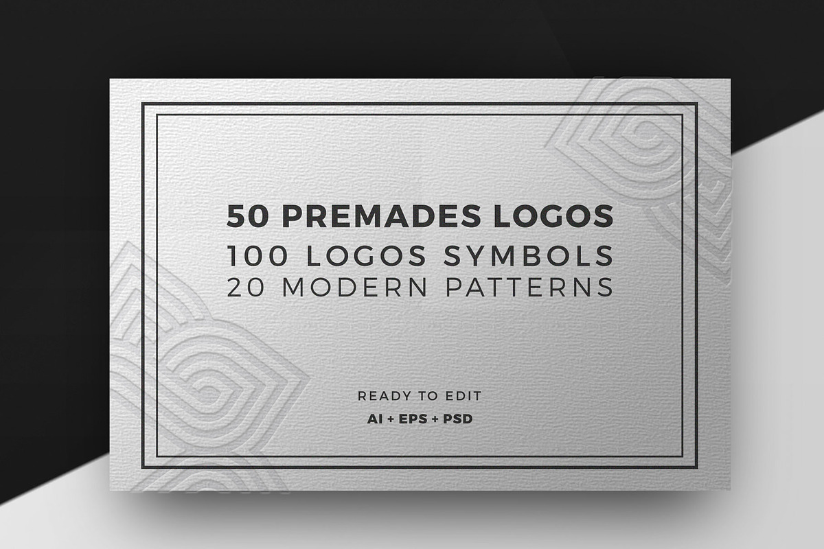 Geometric Logo: Minimalist branding, a Branding & Logo Template by Nues Design (Photo 2 of 22)