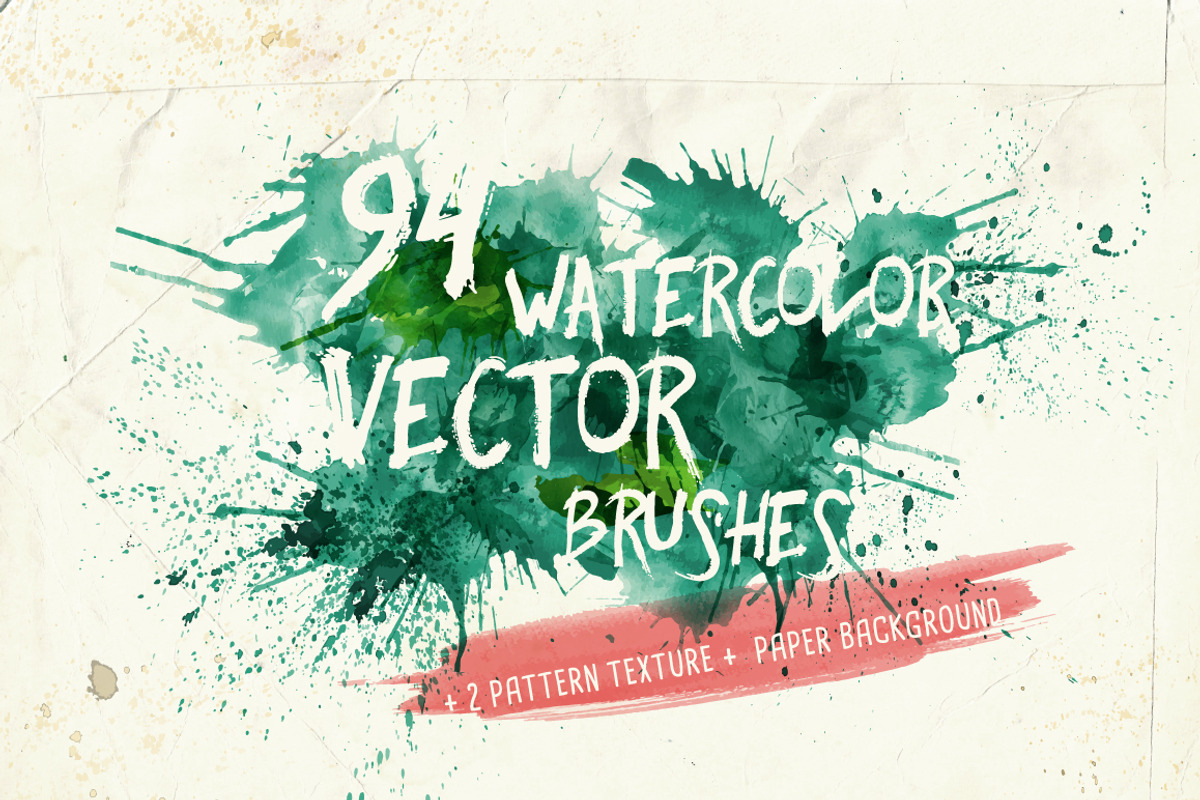 Watercolor Vector Art Brushes, a Brush Add-On by Anna Ivanir (Photo 1 of 5)