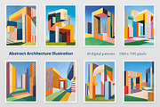 Abstract Architecture Illustration, a Decorative Illustration by Housui Patterns (Thumbnail 2 of 9)