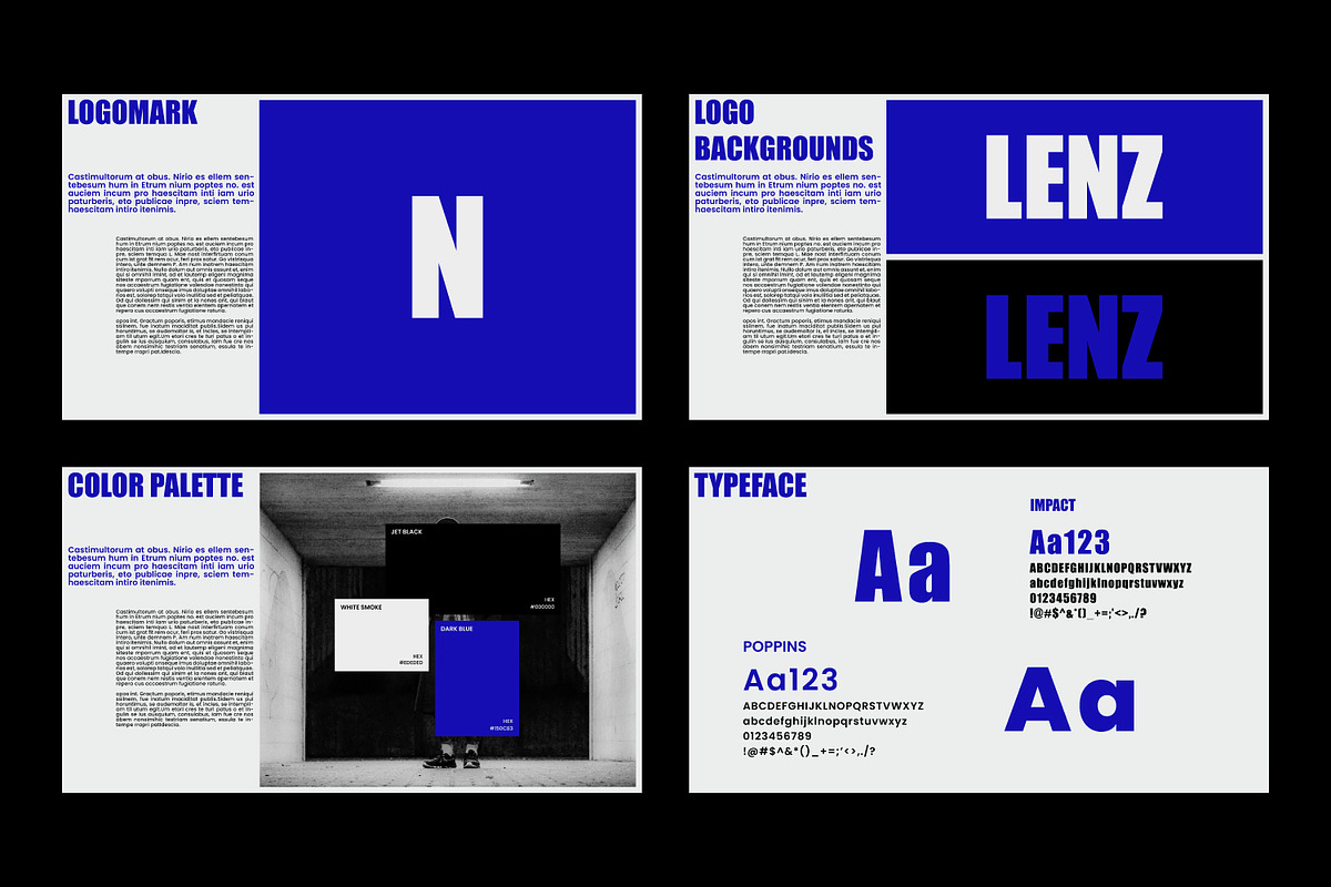 LENZ | Brand Guidelines Template, a Branding & Logo Template by shaondesigns (Photo 5 of 9)