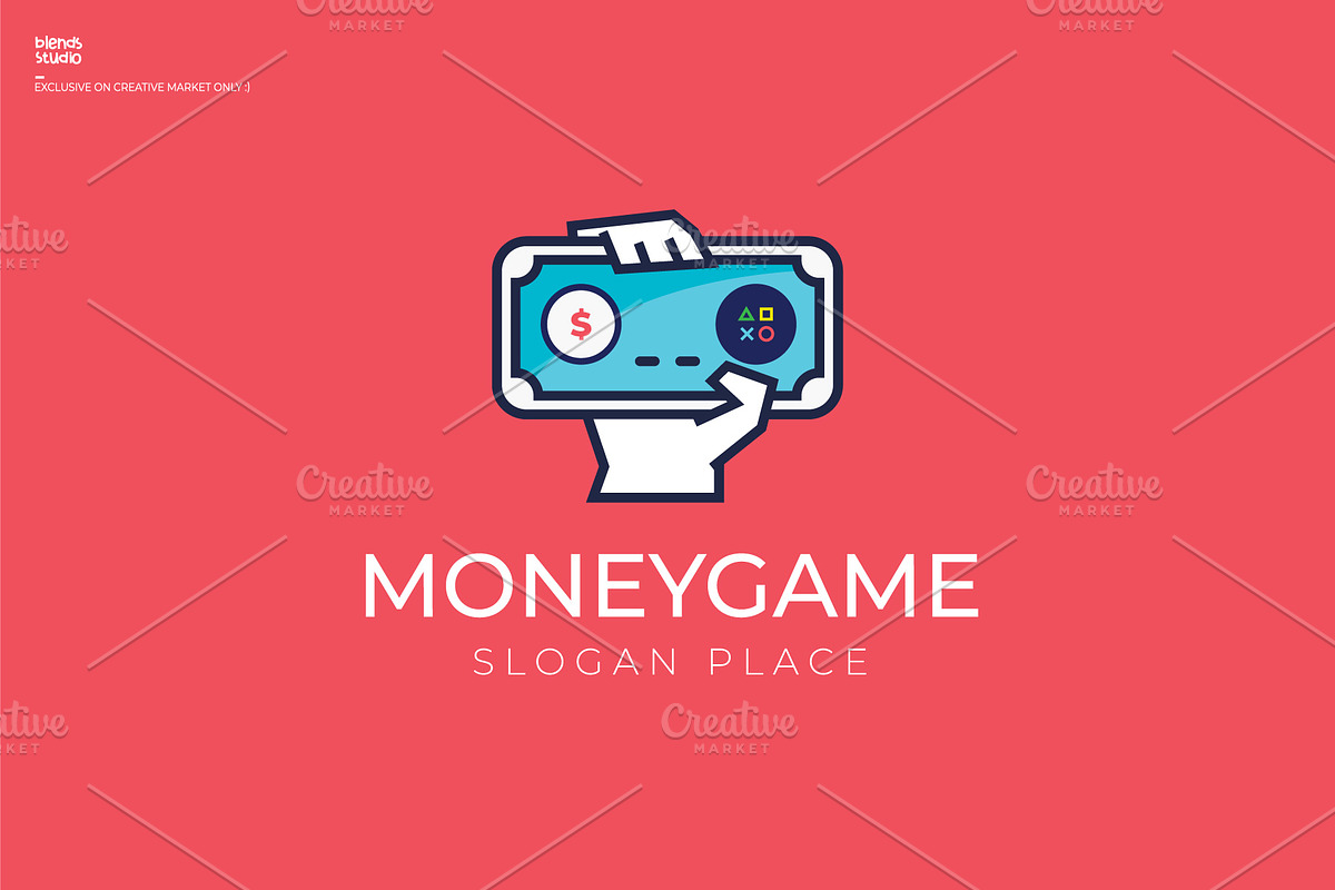 Money Game logo, a Branding & Logo Template by blends.studio (Photo 4 of 4)