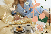 Slow Life Paper Cuts, an Object Graphic by divanovskaya_nv (Thumbnail 1 of 13)