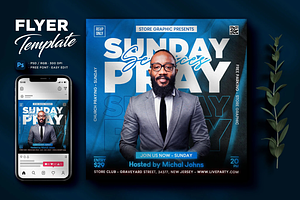Church Flyer Template, a Flyer Template by Hubzway