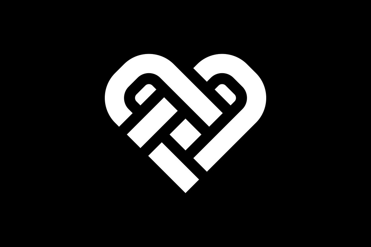 Love Heart Lines Logo, a Branding & Logo Template by Buqancreative (Photo 2 of 4)