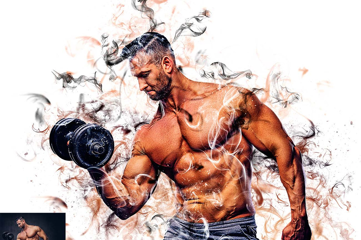 Liquid Smoke Dispersion Photoshop, an Action Add-On by Studio Retouch (Photo 9 of 12)