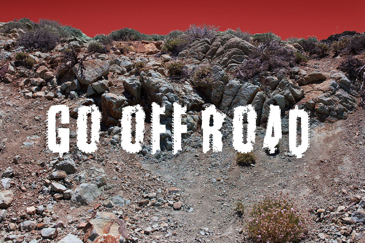 Off Road Font, a Font by Annyart Design (Photo 10 of 17)
