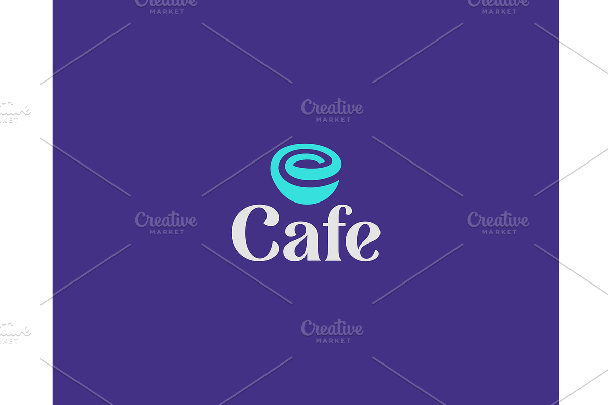 A cup logo design. Cafe coffee shop, an Illustration by Bureau