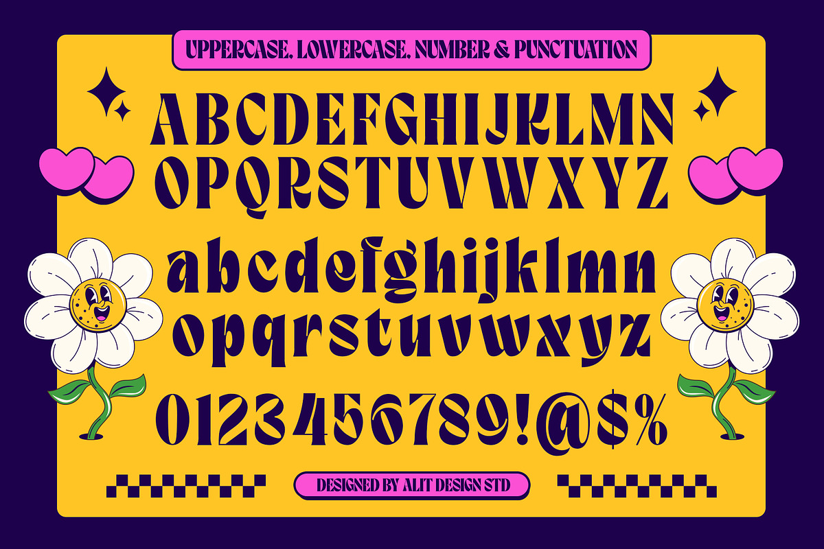Contrast Groovy Typeface, a Serif Font by alit design (Photo 9 of 20)