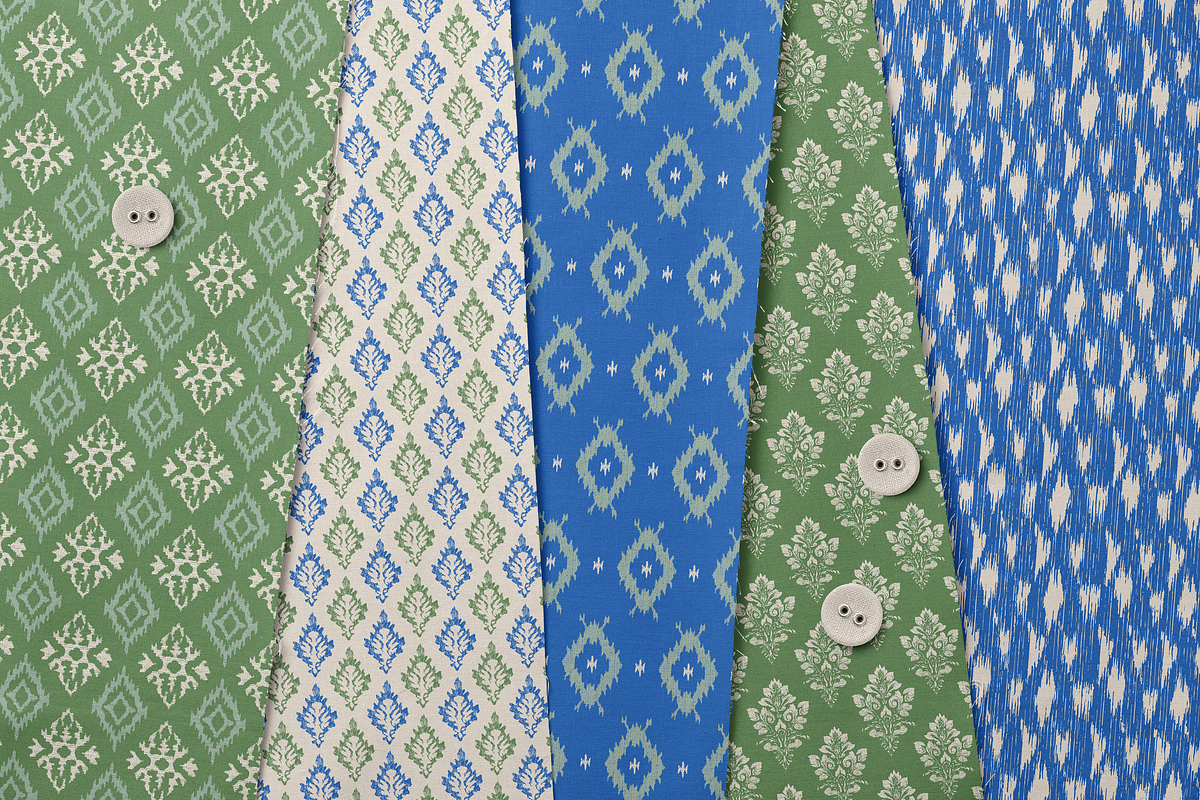 IKAT PRINTS ethnic textured patterns, a Pattern Graphic by SappiStudio (Photo 5 of 14)