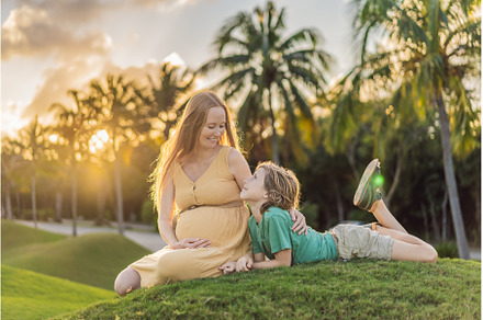 Heartwarming outdoor bonding as a, a Person Photo by Elizaveta Galitskaya