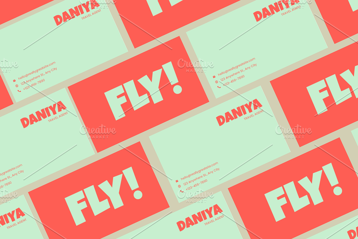 Fly Businesscard Design, a Business Card Template by Weddinginvitation by Fati