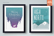 Winter Landscape Construction Set, an Animal Illustration by nordicworker (Thumbnail 5 of 5)