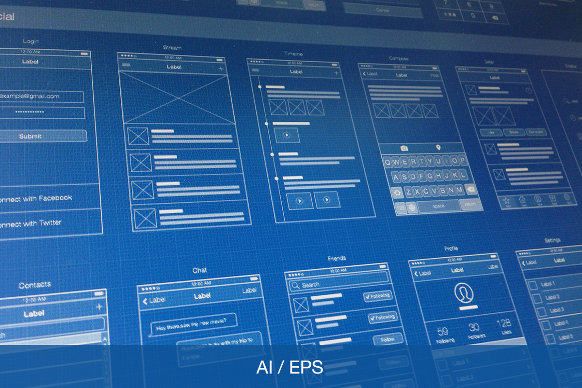 iOS7 Clear Pro (AI/EPS), an iPhone Mockup by pypple (Photo 1 of 5)