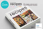 Canva Recipes Cookbook Template, a Magazine Template by DeLaGranSiete (Thumbnail 2 of 12)