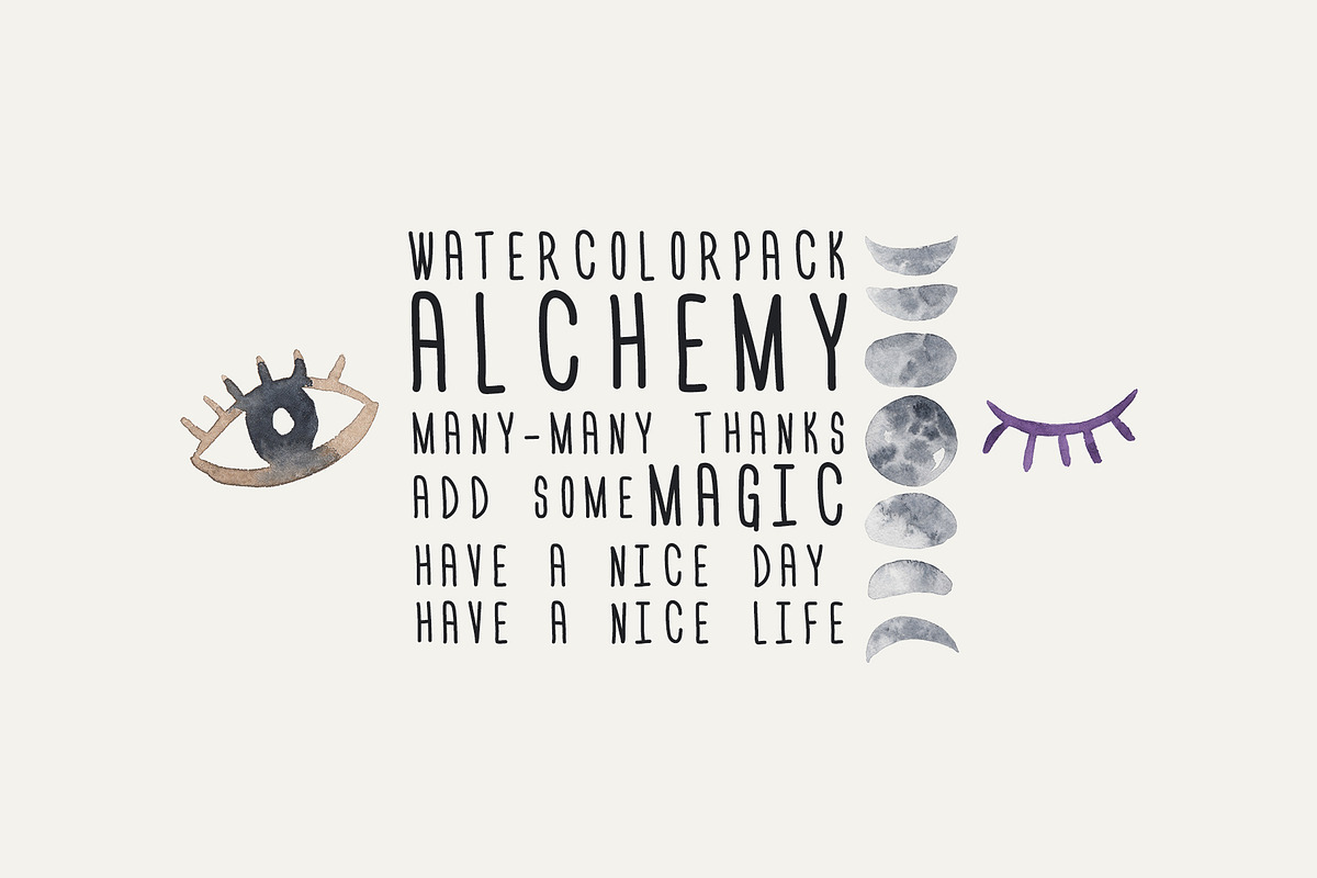 ALCHEMY: magic watercolor pack, an Object Graphic by Lana Elanor (Photo 18 of 18)