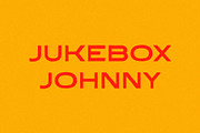 Jukebox Johnny I A Sans Serif Font, a Sans Serif Font by Taylor Penton (Thumbnail 1 of 4)