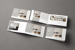 Landscape Bifold Brochure Mockups