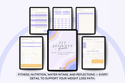 Fitness Digital Planner, a Templates & Theme by LumusStudio (Thumbnail 2 of 9)
