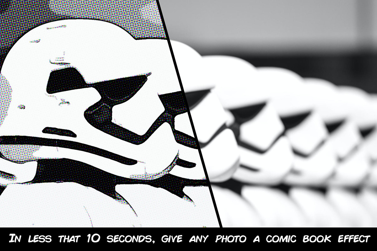 Comic Book Photoshop Action Kit, an Action Add-On by Dene Studios (Photo 12 of 14)