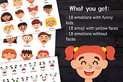 Emotions Faces Collection, an Education Illustration by Gulnara Sabirova (Thumbnail 2 of 11)