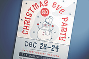 Christmas Eve Party Flyer Set, a Flyer Template by KMZVR.Lab (Thumbnail 2 of 6)